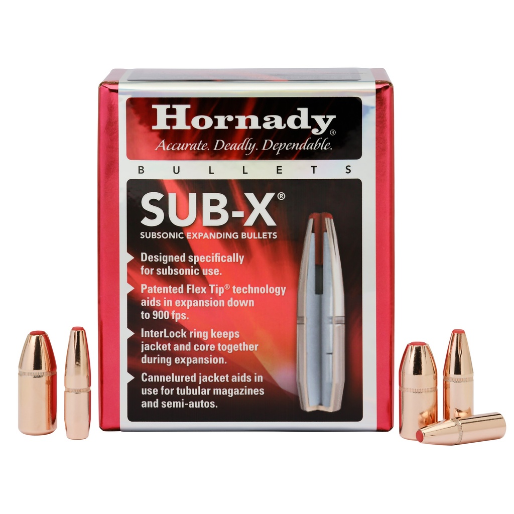 HRNDY SUB-X 35CAL .357 250GR 100CT
