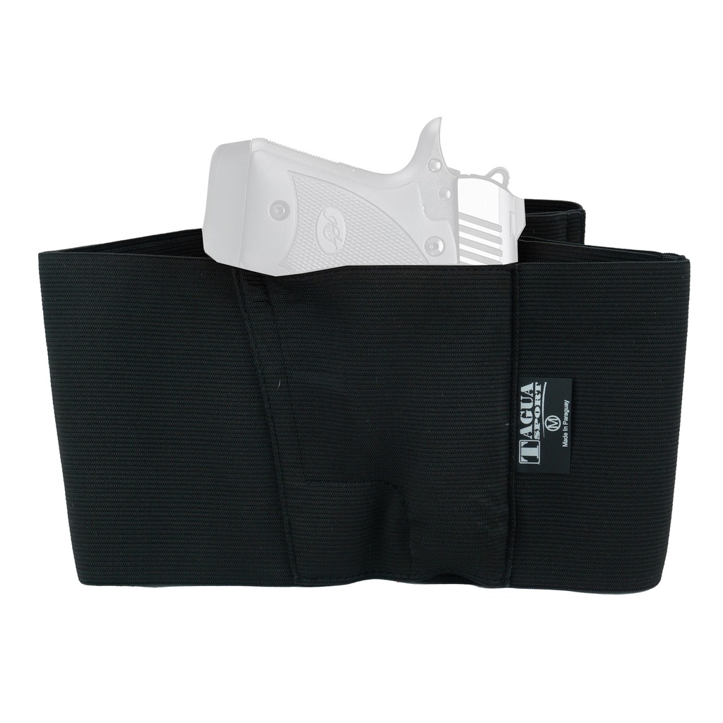 TAG TWO SLOT BELLYBAND HOLSTER LG BK