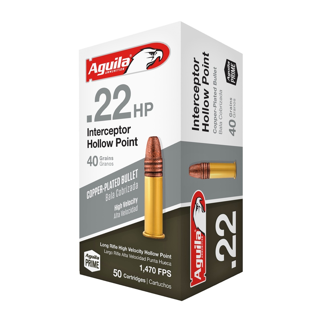 [AGA1B220321] AGUILA 22LR INTERCPT 40GR HP 50/1000