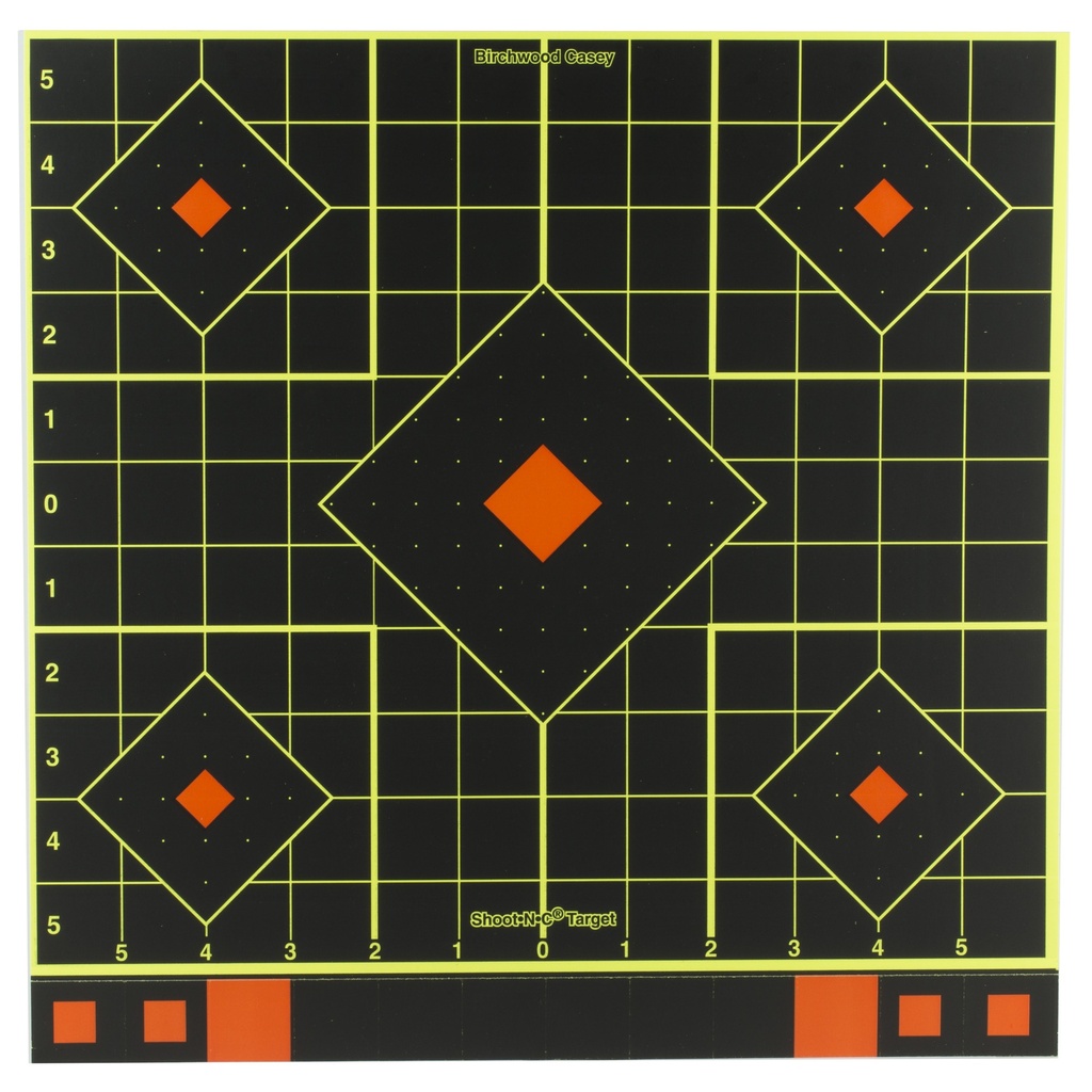 B/C SHT-N-C 12" SIGHT-IN TRGT 5PK