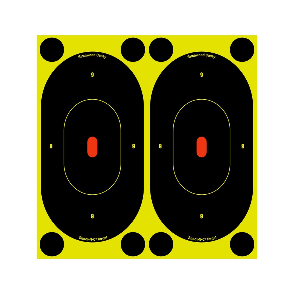 B/C SHT-N-C OVAL TGT 12-7"