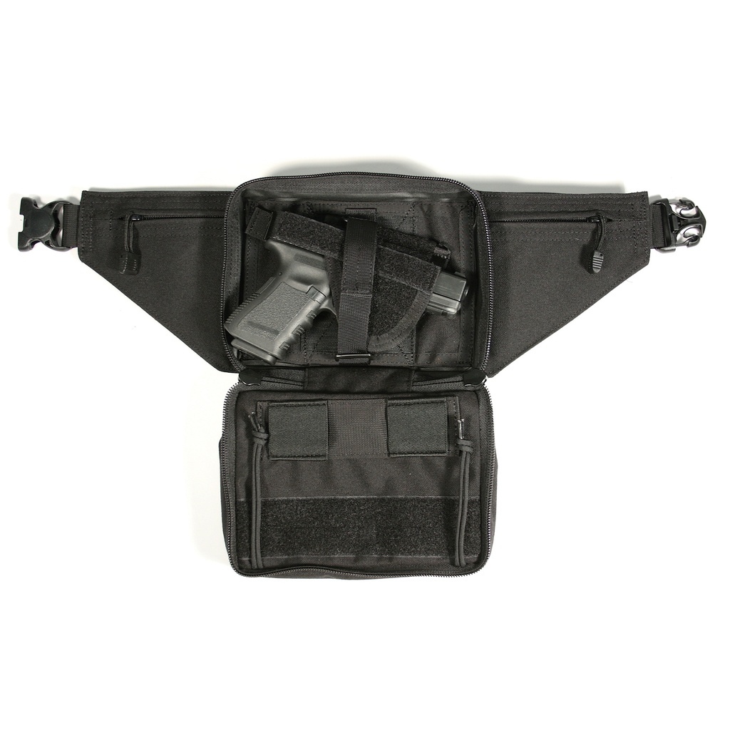 BH CONCEL WPN FANNYPACK LG BLK