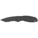 KERSHAW BLUR TANTO 3.4" BLK/BLK SERR