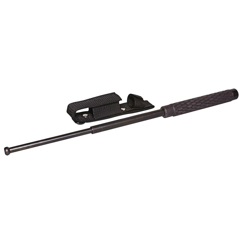PS EXP BATON 21" RUBBER HANDLE BLK