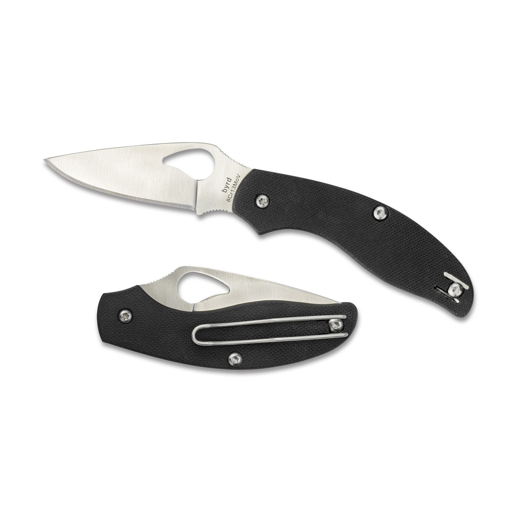 SPYDERCO BYRD TERN SLIPIT BLK G10 PN
