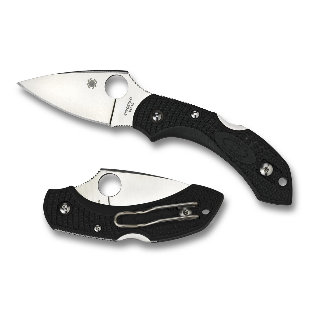 SPYDERCO DRAGONFLY2 BLACK FRN PLAIN
