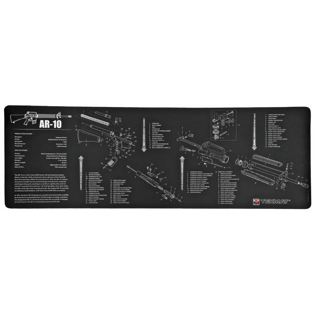 TEKMAT RIFLE MAT AR10 BLK
