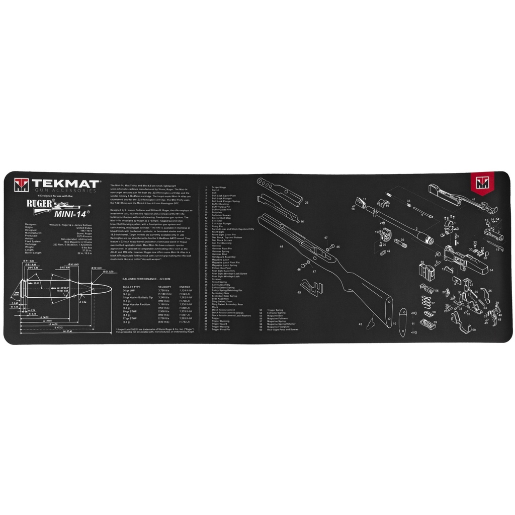 TEKMAT RIFLE MAT RUGER MINI 14