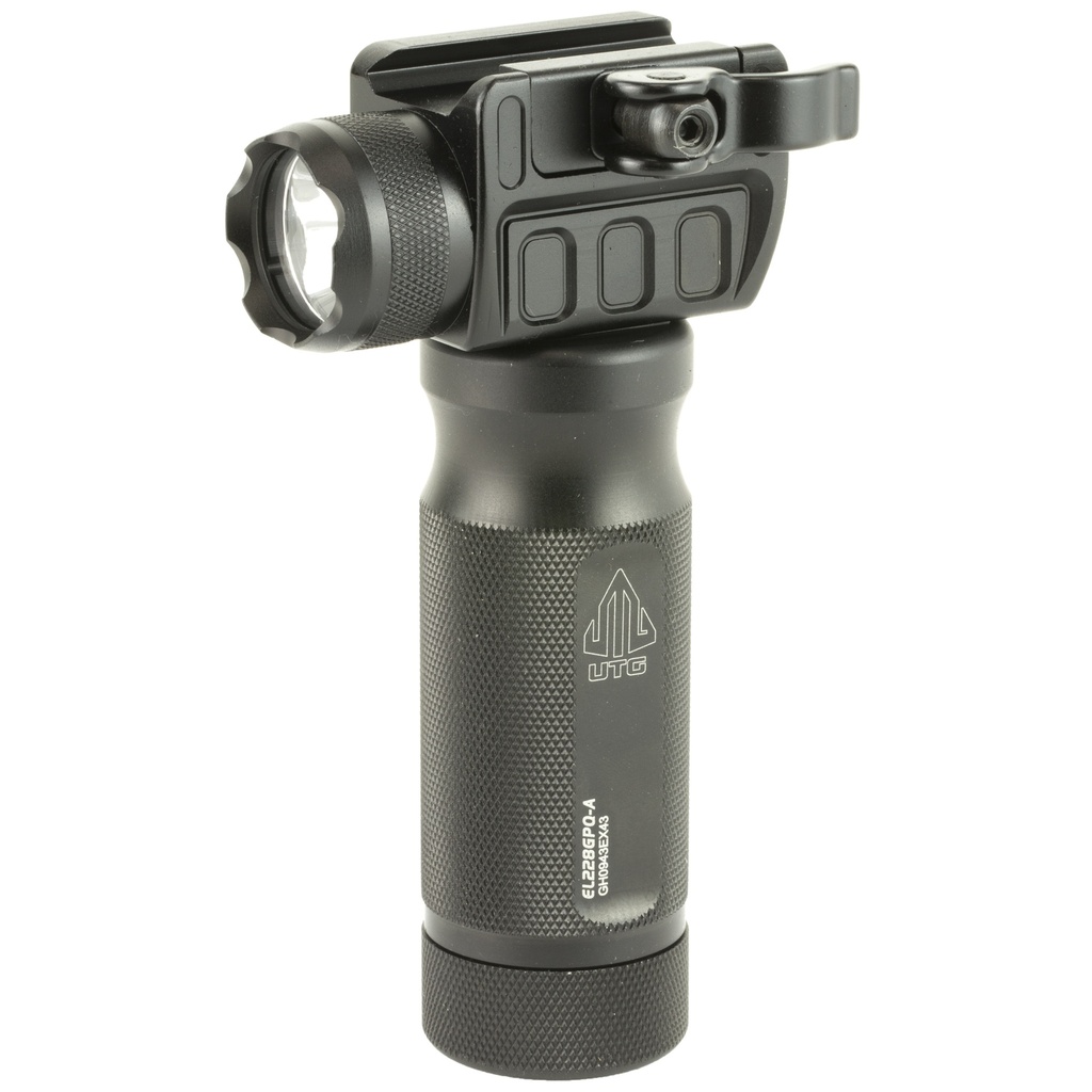 UTG GRIP LGHT 400 LUM W/QD MNT BASE