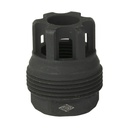YHM MUZZLE BRAKE 5/8-24 BLACK