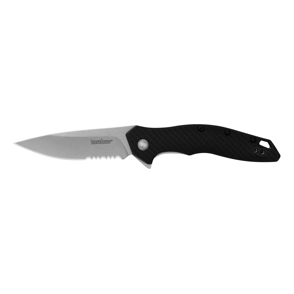 KERSHAW SHORELINE SERR 3" BLK STNWSH