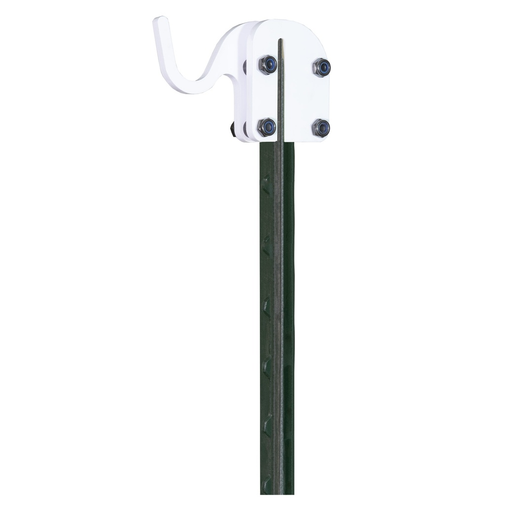 B/C T-POST TARGET HOOK WHITE