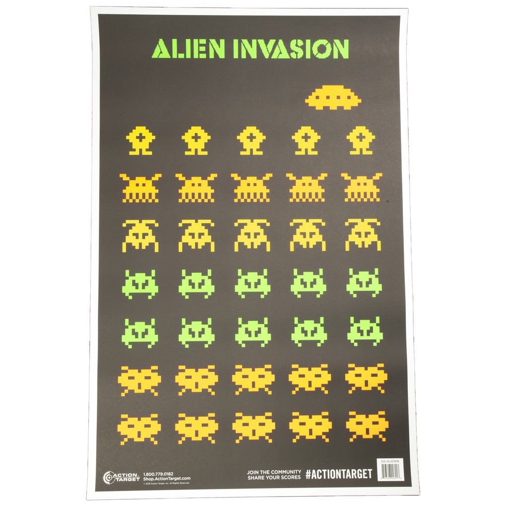 ACTION TGT ALIEN INVASION 100PK