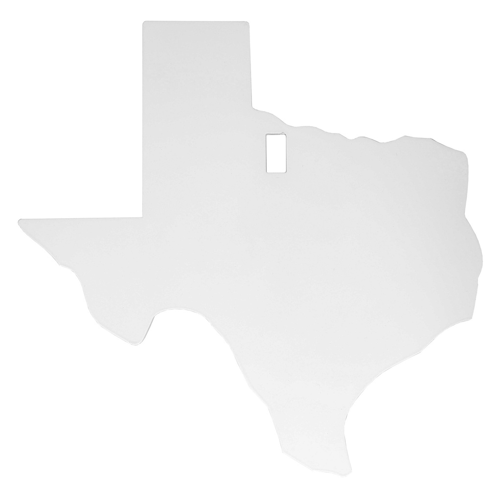 B/C AR500 3/8" SILHOUETTE TEXAS WHT