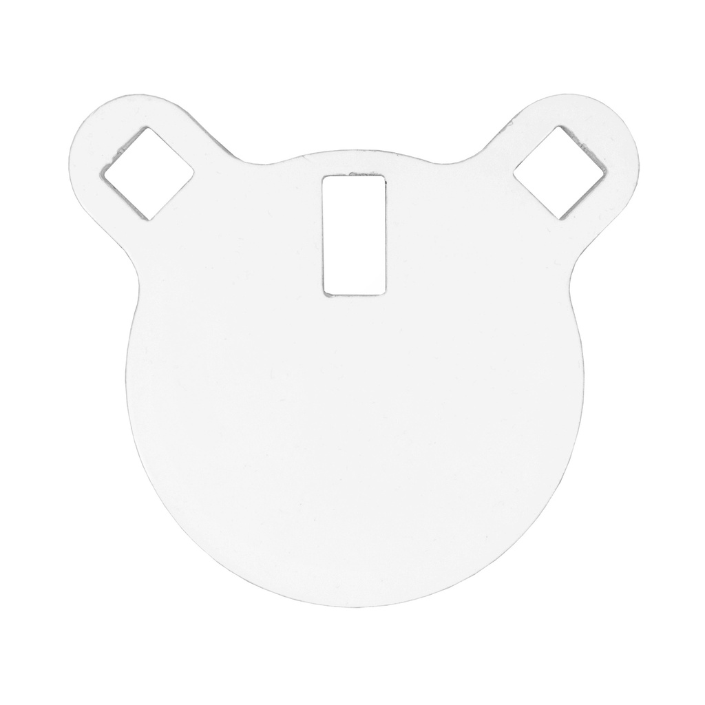 B/C 4" 3/8" STEEL TRGT ROUND PLATE