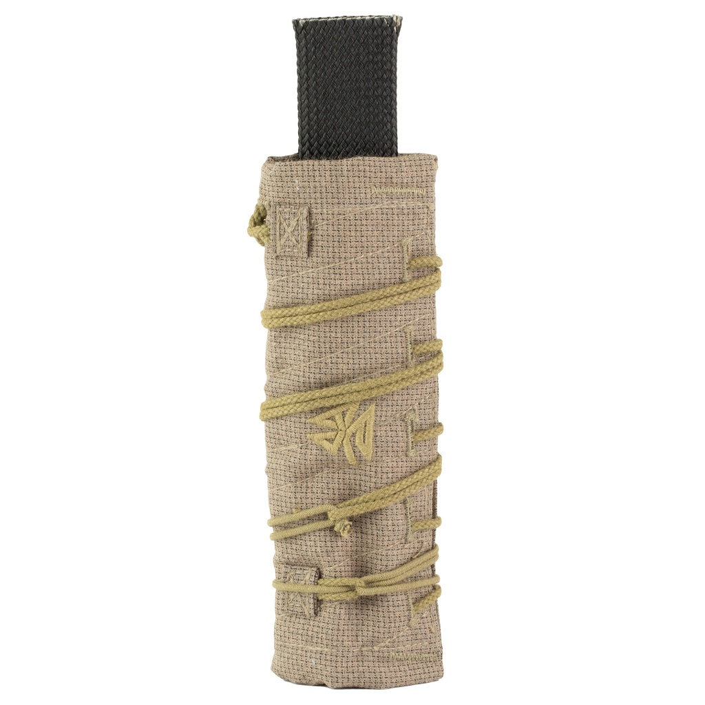 BPG SUPPRSSR CVR HVY 8" X 1.5" FDE