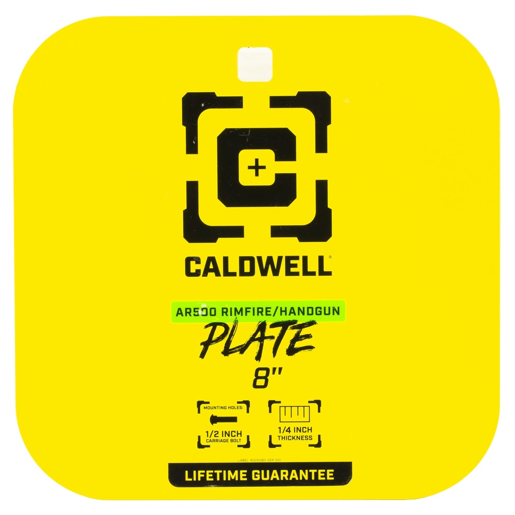 CALDWELL AR500 1/4" RF/HG 8" GONG