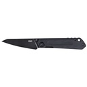 CRKT STRAIGHT PLAIN EDGE 2.60" BLK