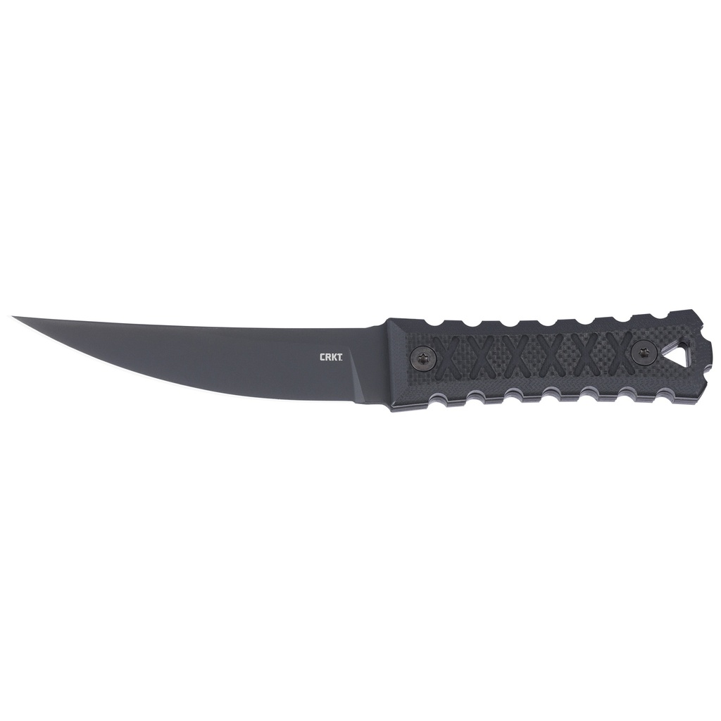 CRKT HZ4 FIXED 4.76" PLAIN EDGE BLK