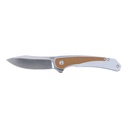 CRKT PADAWAN BROWN 3.01" PLAIN EDGE