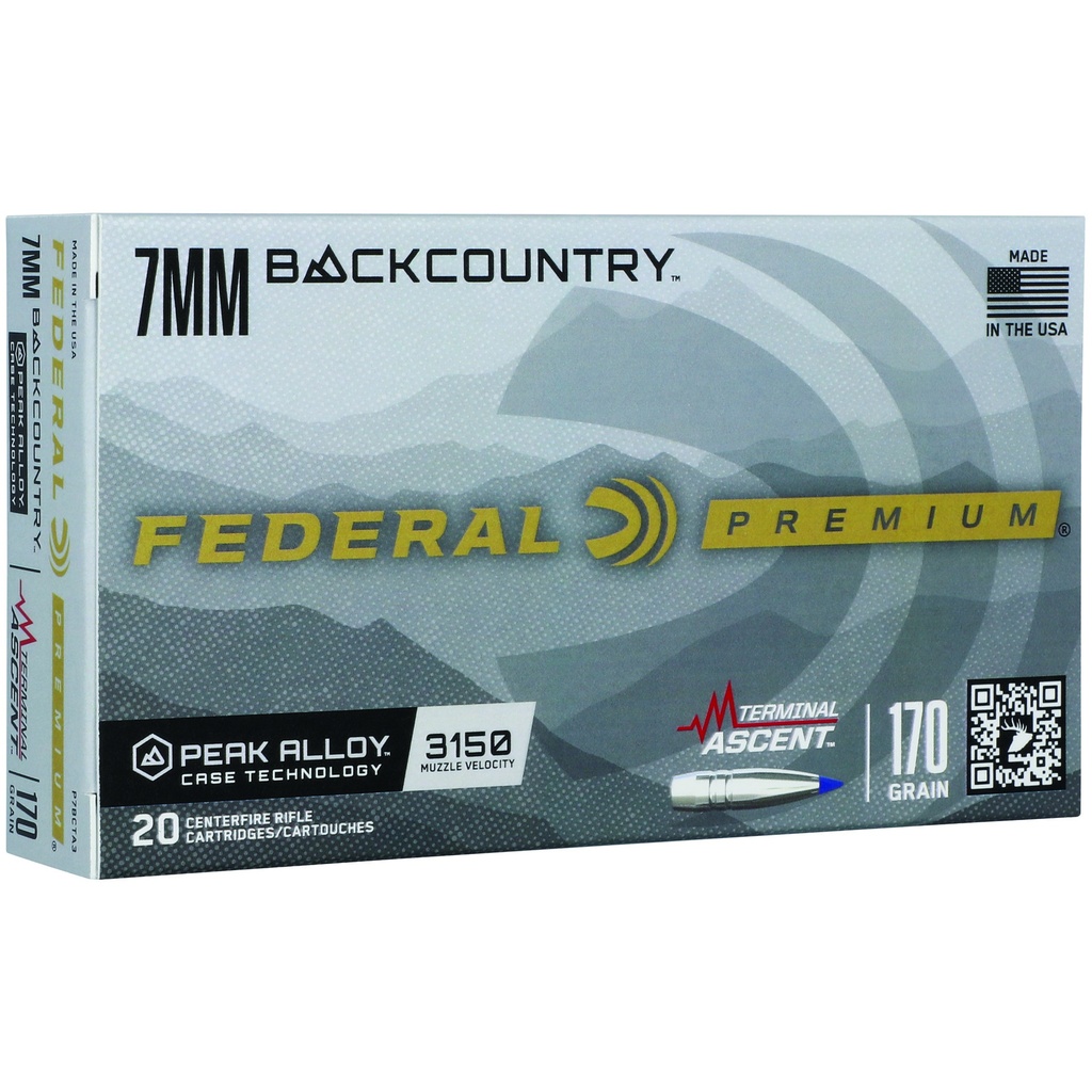 FED TERM ASCENT 7MM BC 170GR 20/200