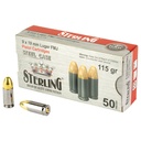 STERLING 9MM 115GR FMJ STEEL 50/1000