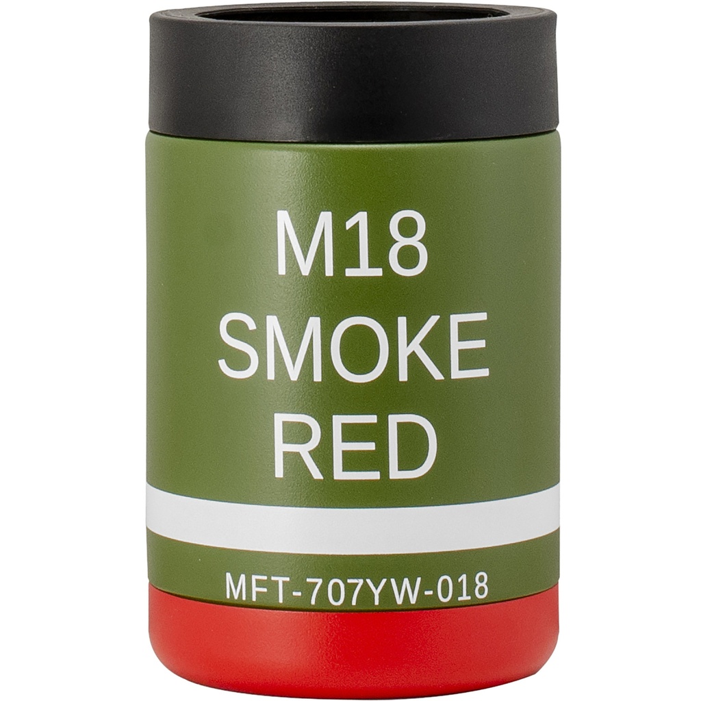 MFT M18 RED SMOKE CAN COOLER 12OZ
