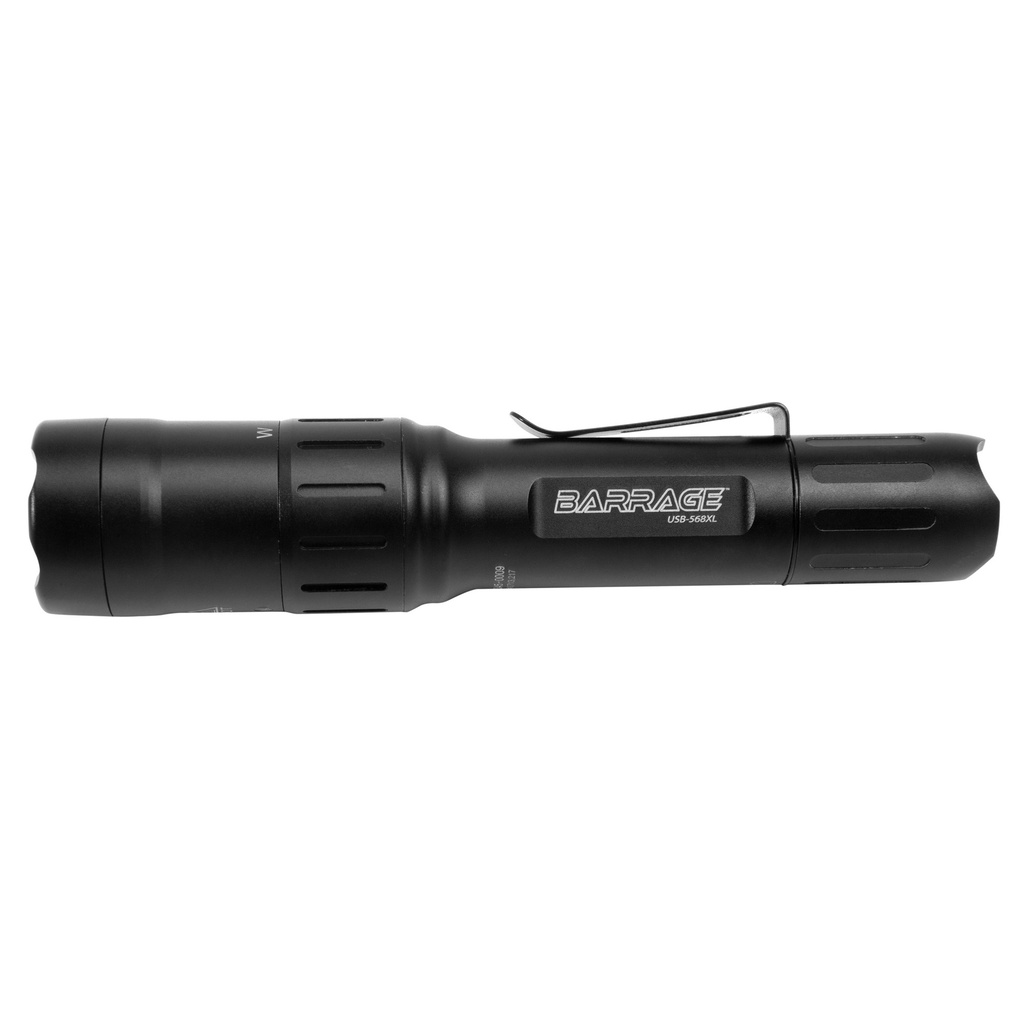 NIGHTSTICK BARRAGE USB 900LUM BLK
