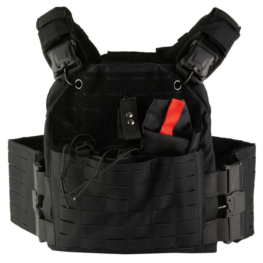 NCSTAR QR LC PLT CARRIER MED-2XL BLK