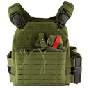NCSTAR QR LC PLT CARRIER MED-2XL GRN