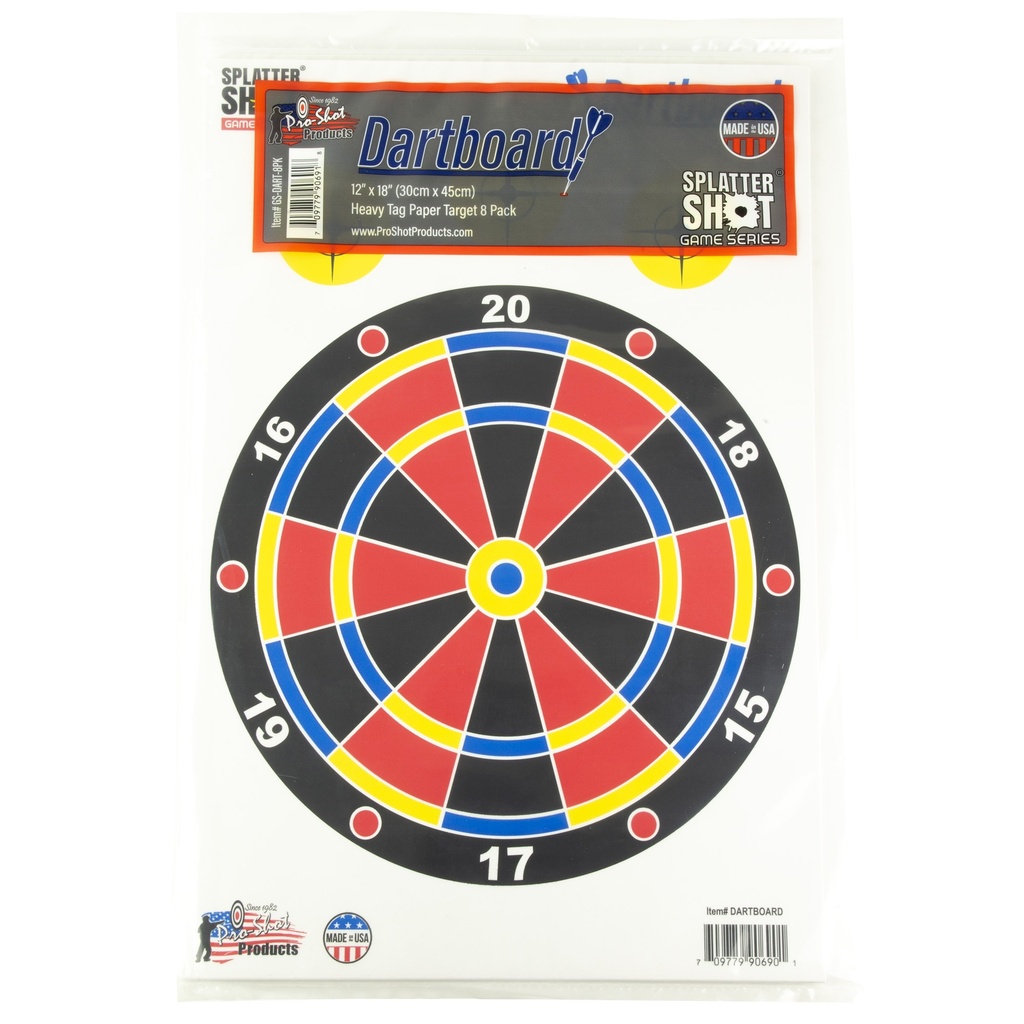 PROSHOT GS DARTS 12X18 TP 8PK