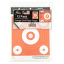 PROSHOT 6" BULLSEYE DAY GLOW ORANGE