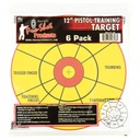 PROSHOT 12" BULLSEYE PISTOL TRNG 6PK