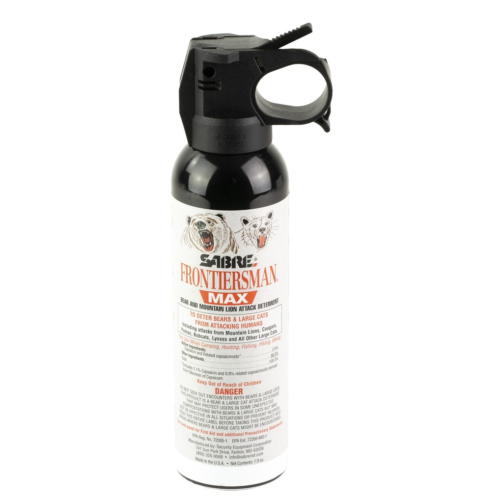 SABRE 7.9OZ BEAR/MNT LION SPRAY BLK