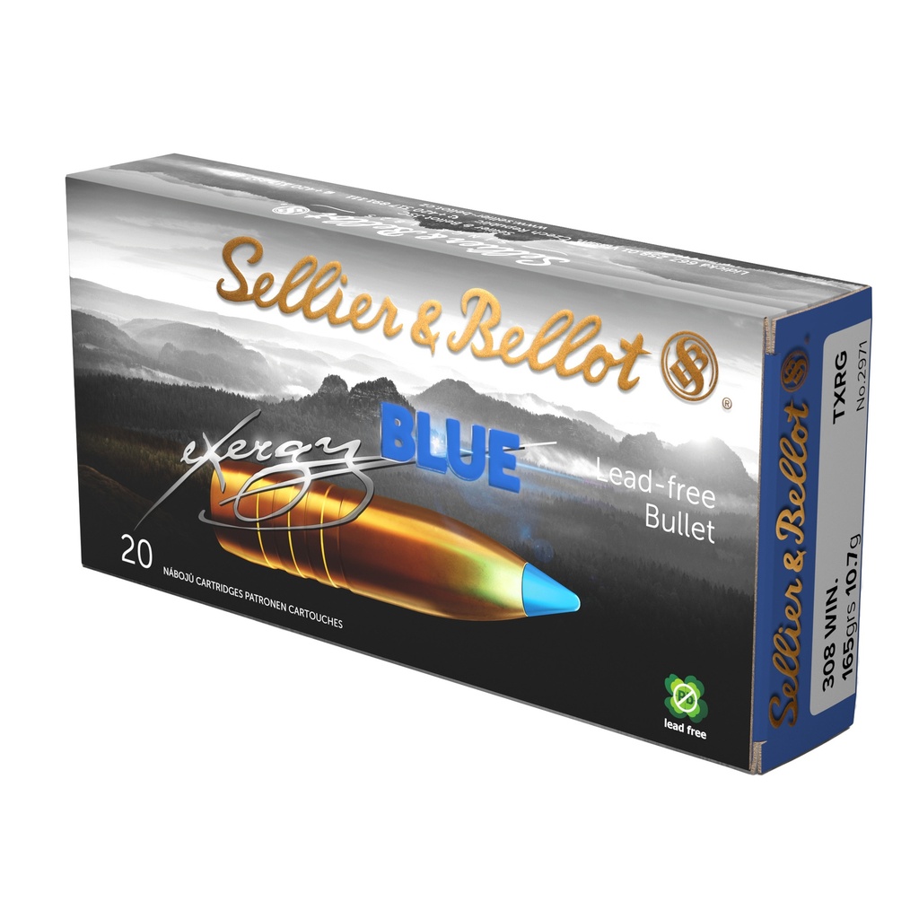 S&B EXERGY BLUE 308 WIN 165GR 20/240