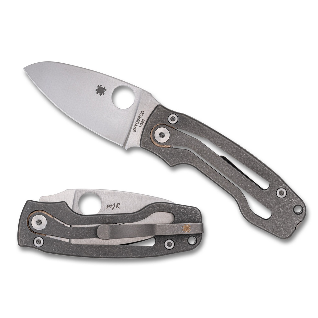 SPYDERCO PITS 2 SLIPIT TI 2.74" GRY
