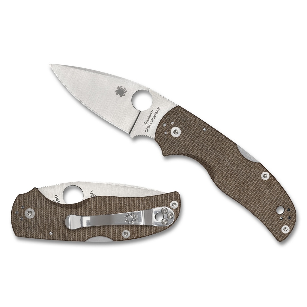 SPYDERCO NATIVE 5 2.95" BRN CANVAS