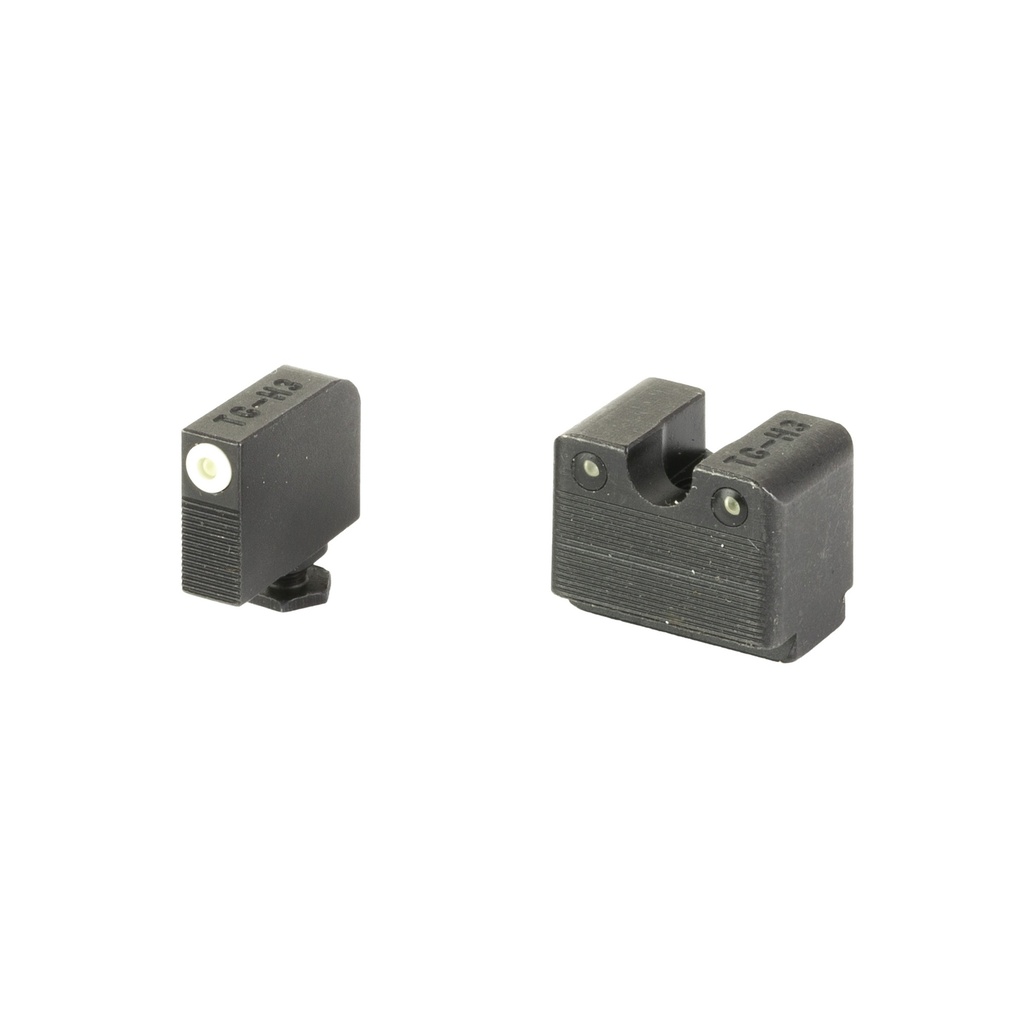 TRUGLO TRIT PRO FOR GLOCK 43 MOS WHT