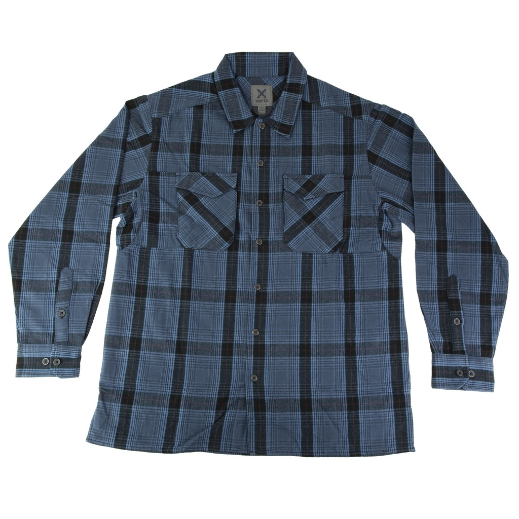 VERTX CANYON RIVER FLANNEL BLUE LG