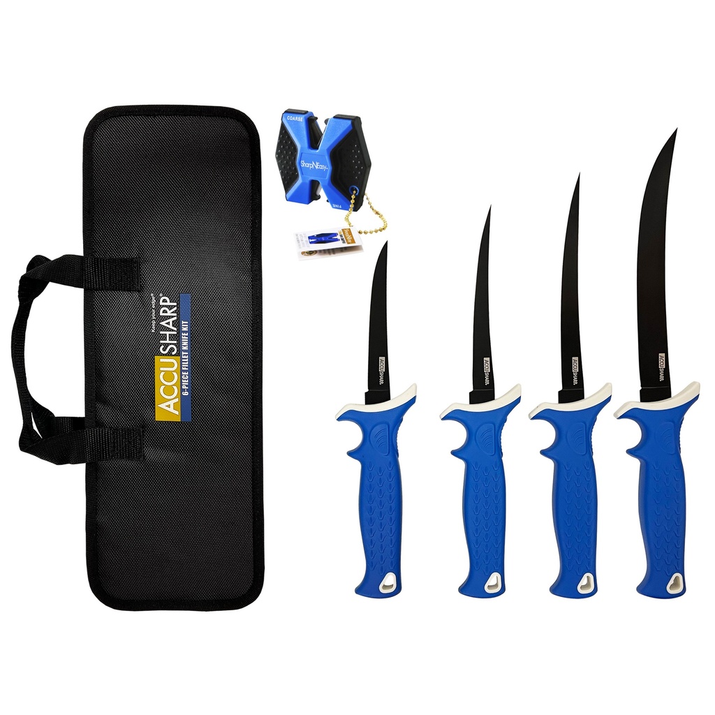 ACCUSHARP 6 PIECE KNIFE & SHARPENER