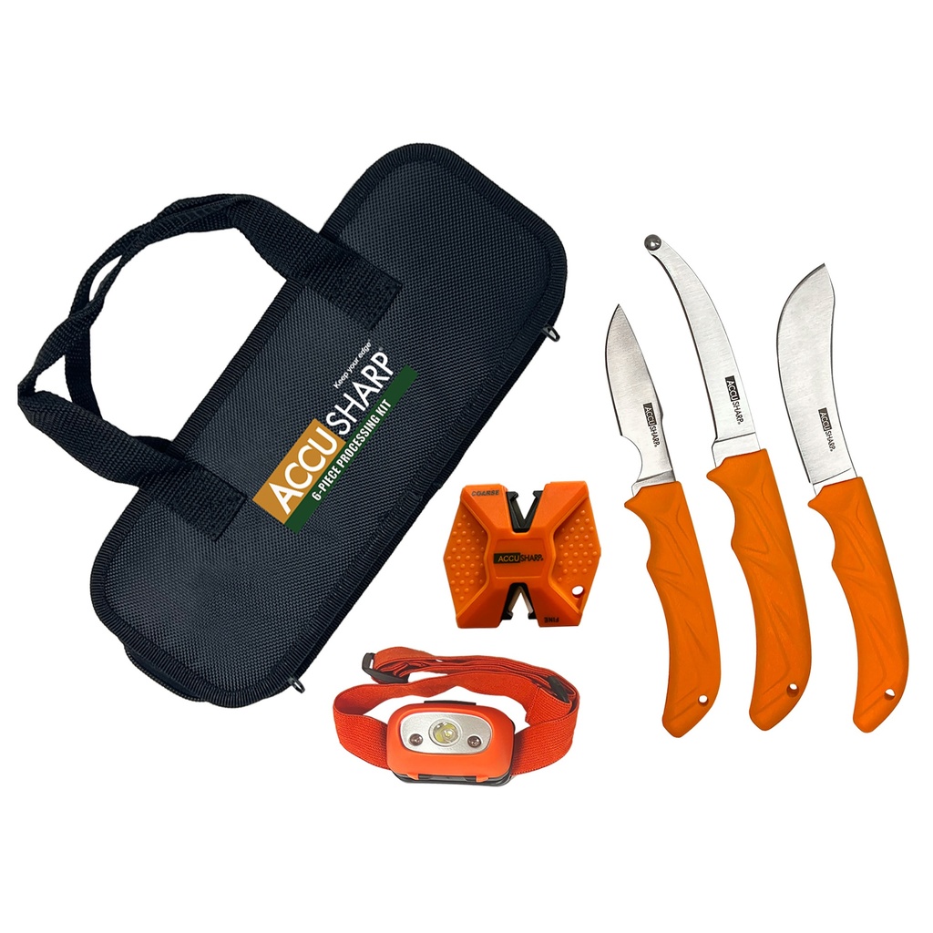 ACCUSHARP 6 PIECE PROCESSING KIT BLK