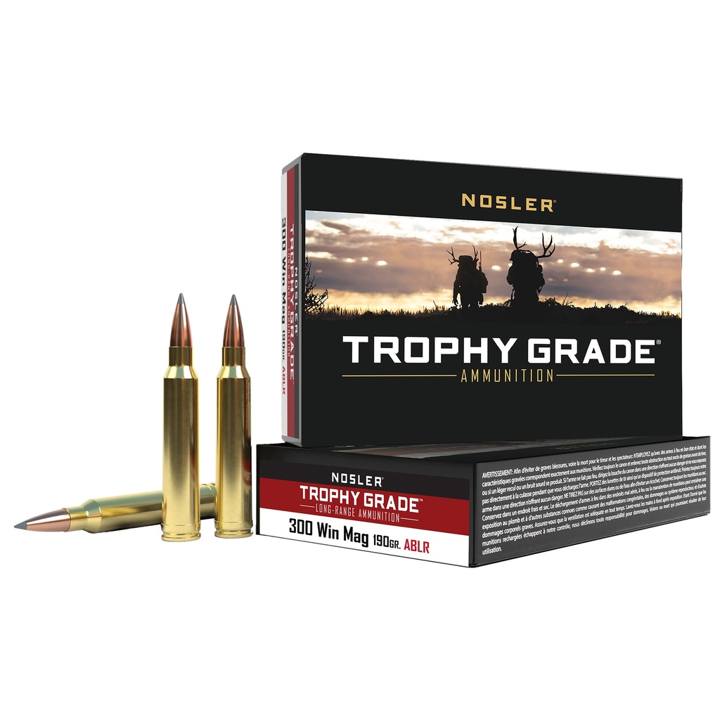 NOSLER TGA 300 WIN 190GR ABLR 20/200