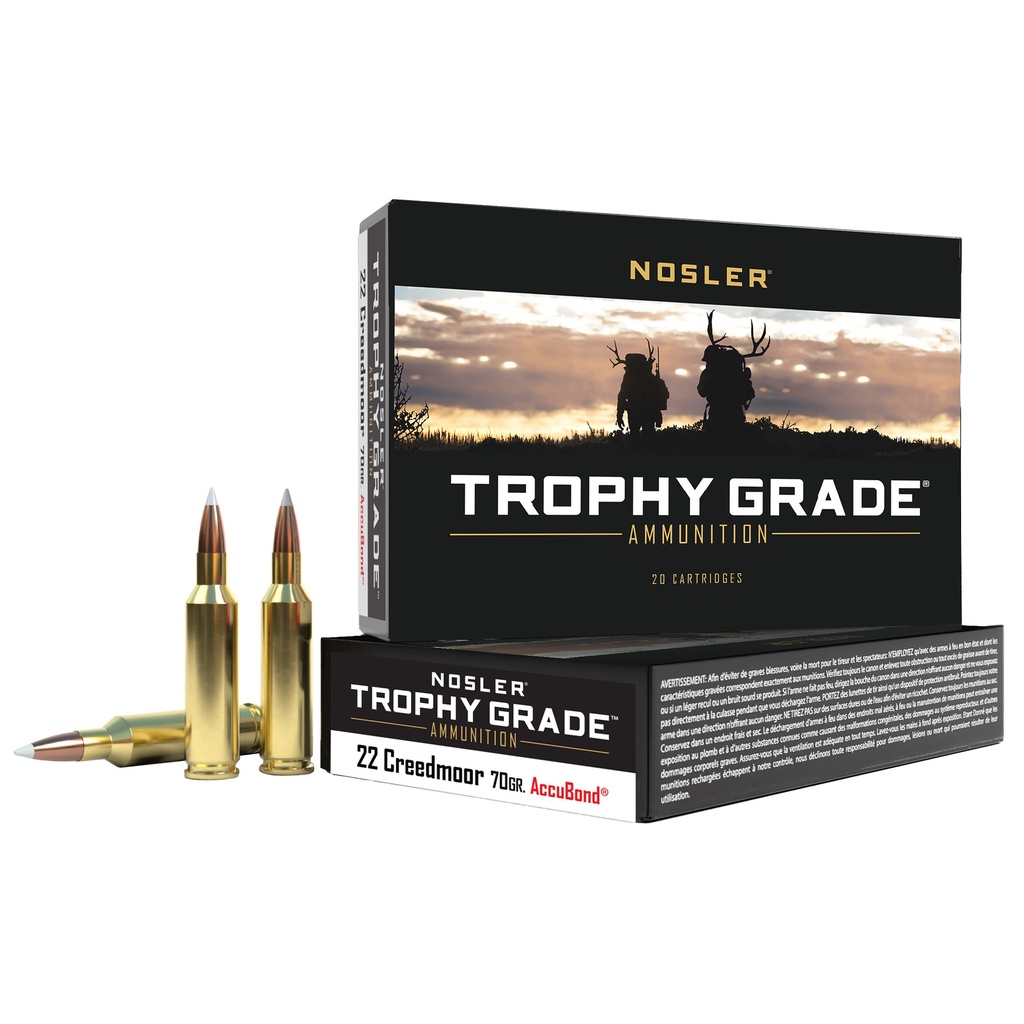 NOSLER TGA 22 CREED 70GR AB 20/200