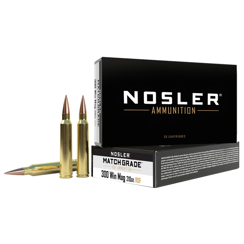 NOSLER RDF 300WIN 210GR HPBT 20/200