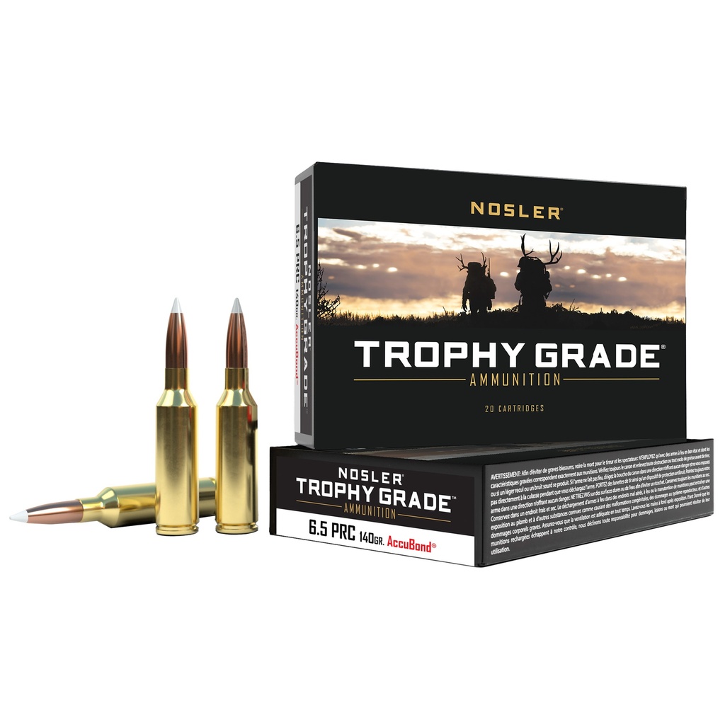 NOSLER TGA 6.5 PRC 140GR AB 20/200