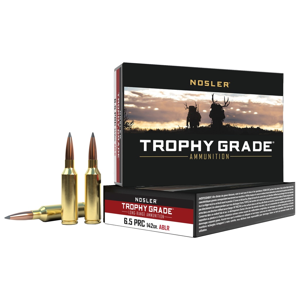 NOSLER TGA 6.5 PRC 142GR ABLR 20/200