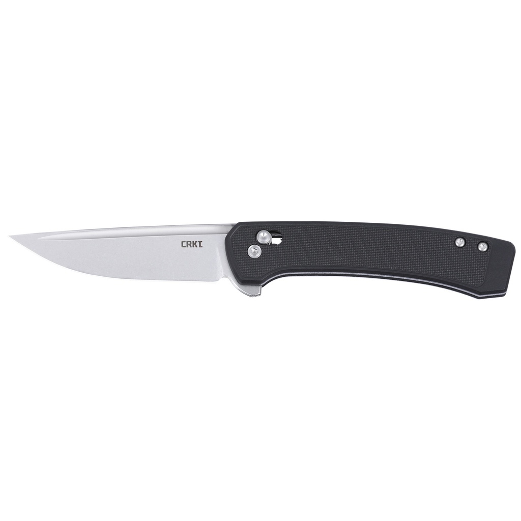 CRKT Q COMPACT 3.05" PLAIN EDGE BLK