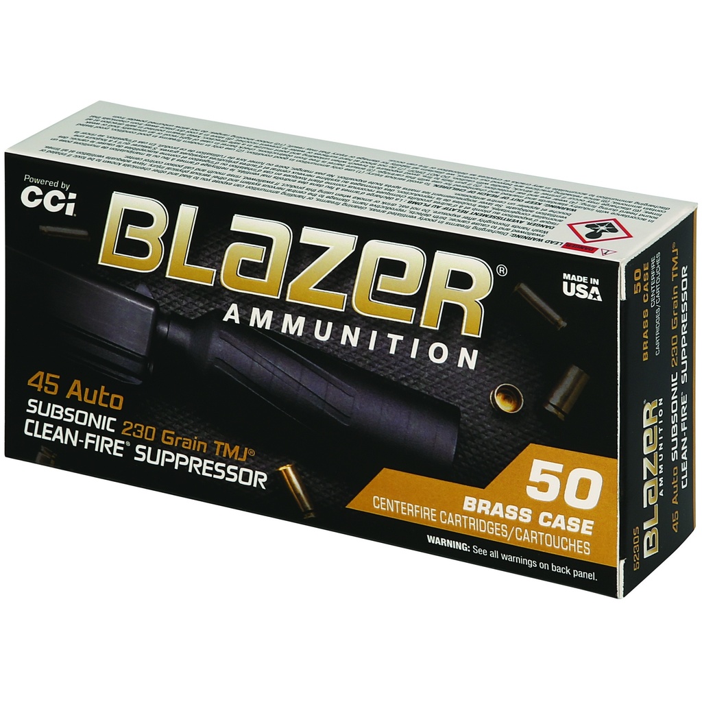 CCI BLAZER BRASS 40S&W SUP 180GR TMJ