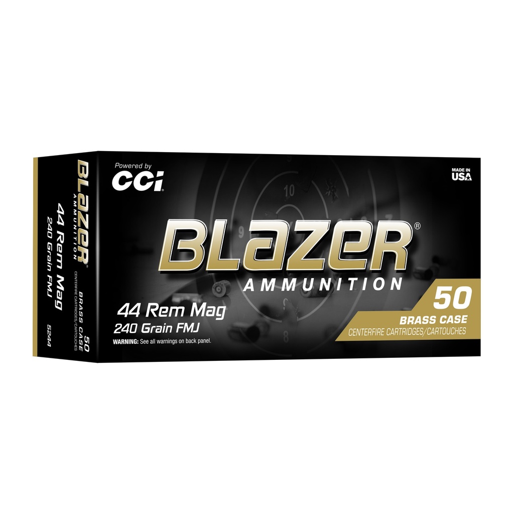 CCI BLAZER BRASS 44MAG 240GR FMJ 50