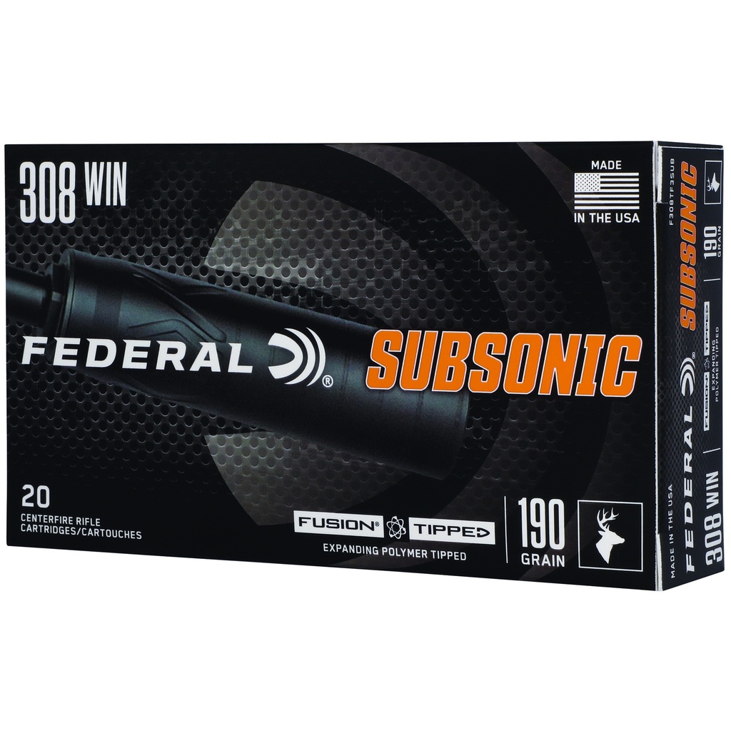 FUSION TIPPED 308WIN 190GR 20/200